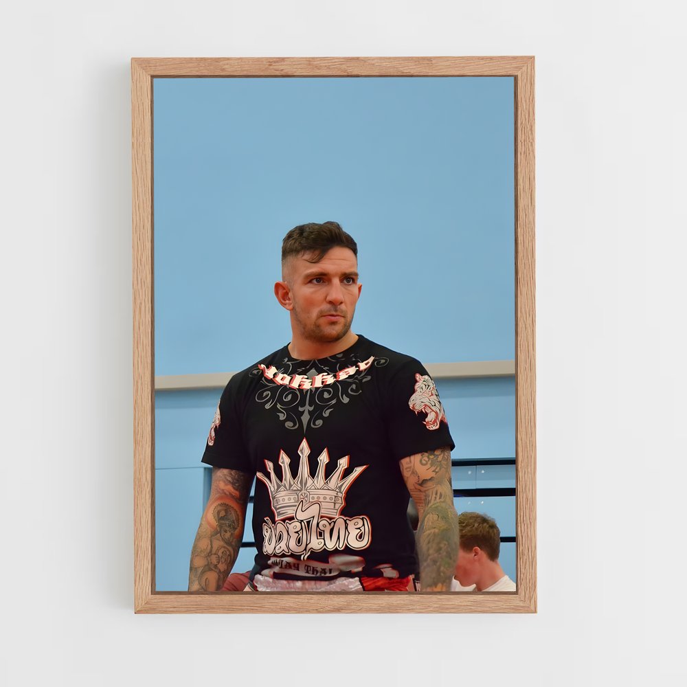 Poster Liam harrison – affiche Muay Thai (vue 4)